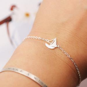 Sailing Boat Bracelet, Boat Bracelet, Jewelry Of..