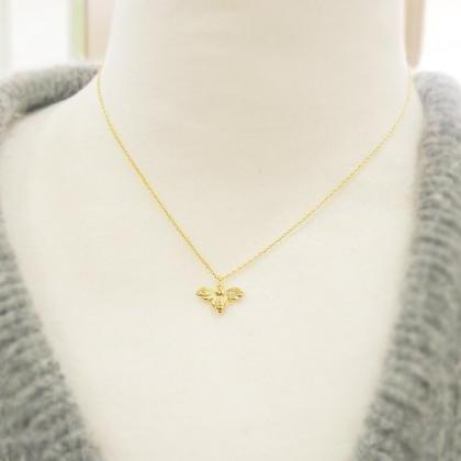 Honey Bee Necklace, Nature Neclace