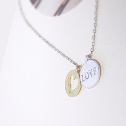 Love & Heart Necklace