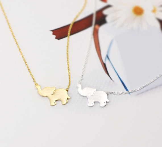 Elephant Necklace, Elephant Jewelry